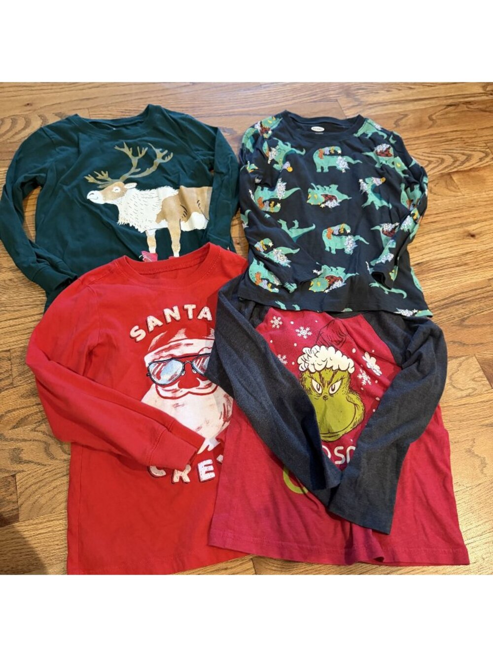 Carters Various Boys Christmas Shirts 5t